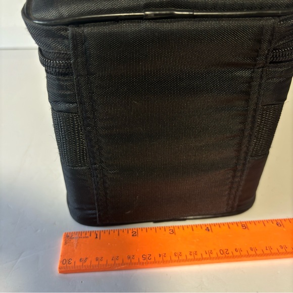 Vtg Case It Black 15 CD Carrying Case Zipper Storage Tote front pocket LIKE NEW - Picture 9 of 11